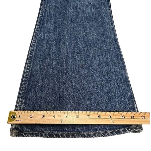Vintage 70’s Levi’s 684 Orange Tab Bell Bottom Flare Faded Denim Jeans Sz 33X32 - Picture 9 of 12